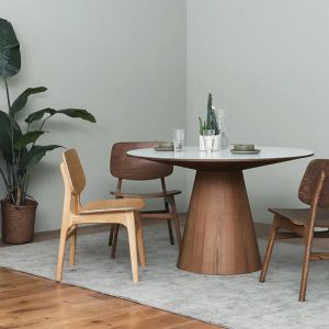 مزایا و معایب ست‌های میز ناهارخوری گرد در مقایسه با ست‌های مستطیل‌شکل